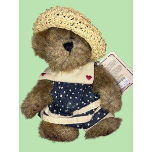 Boyds Bears Caroline Mayflower Patriotic Plush Bear